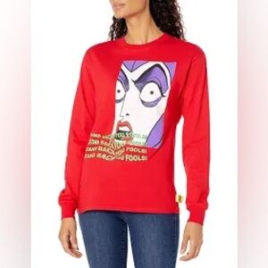 Disney Villains x Heidi Klum Wide Eye Maleficent Shirt - Size Medium